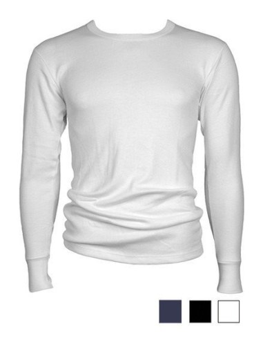 Beeren Heren ondergoed Shirt thermo lange mouw Wit