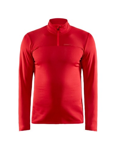 Craft Heren Thermo Fleece Shirt CORE Gain Midlayer Rood