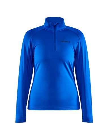 Craft Dames Thermo Fleece Shirt CORE Gain Midlayer Burst Blauw