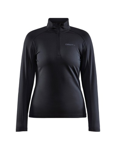 Craft Dames Thermo Fleece Shirt CORE Gain Midlayer Zwart