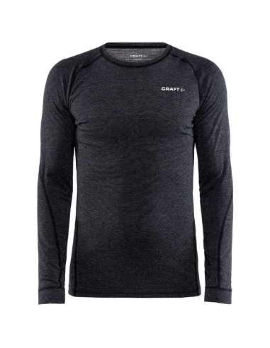 Craft Heren Thermo Core Wool Merino Longsleeve Shirt Gemeleerd