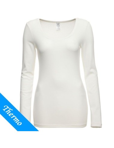 Ten Cate Vrouwen Thermo T-Shirt Longsleeve Wit