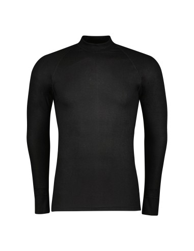 Gino Santi Heren Thermo shirt Viloft Lange Mouw Zwart